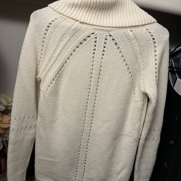 Ann Taylor Loft Cowl Neck Bulky Knit Sweater - Picture 3 of 3